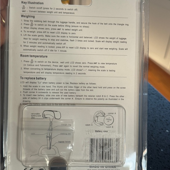 Scale ,UniqueWare Electronic Luggage Scale - Picture 5 of 6
